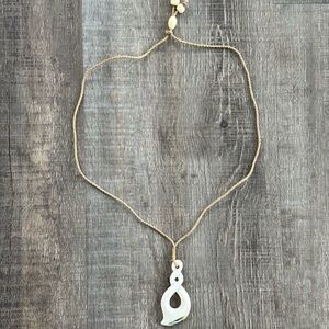 💞 New 23” Adjustable Twine & Shell Hawaiian Necklace